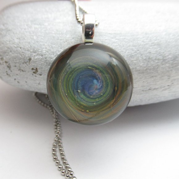 Borosilicate Glass Pendant Necklace - Picture 5 of 11